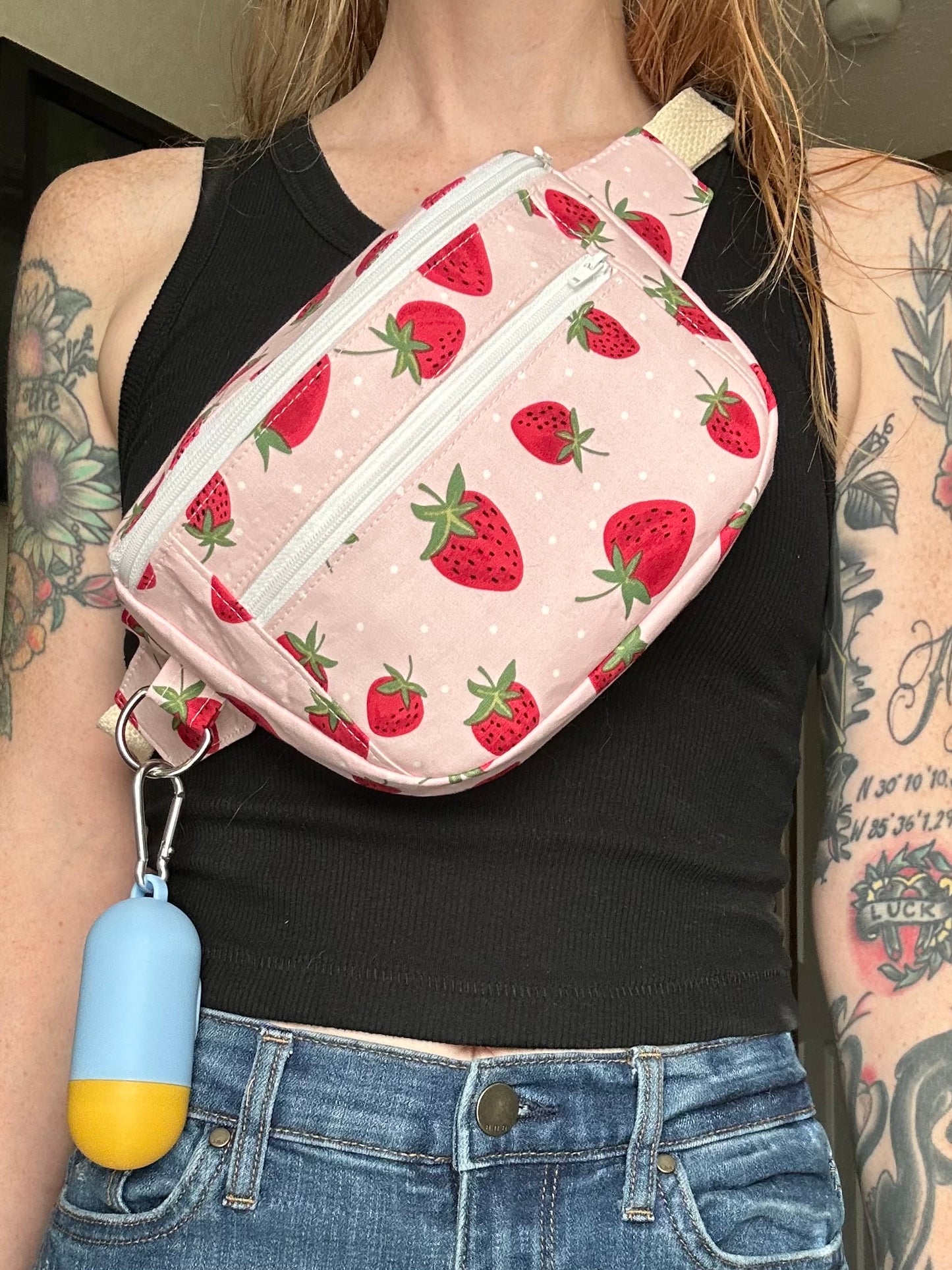 Strawberry Delight Bum Bag